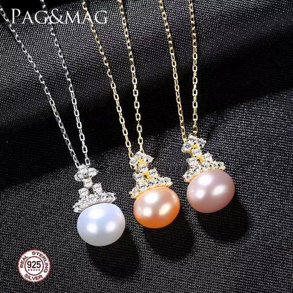 Beautiful Freshwater Pearl Drop Necklace - Picture 5 of 9